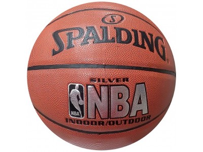 Мяч баскетбольный Spalding NBA Silver BA-5472