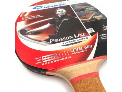 Ракетка для настольного тенниса DONIC LEVEL 600 MT-728461 PERSSON