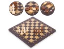 Шахматы, шашки, нарды 3 в 1 кожзам L3508